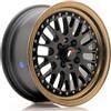 Cerchi in lega Japan Racing JR10 7.0x15 Matt Black w/ Bronze Lip
