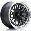 Cerchi in lega Japan Racing JR10 8.0x15 Matt Black w/ Machined Lip