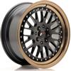Cerchi in lega Japan Racing JR10 7.0x16 Matt Black w/ Bronze Lip