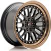 Cerchi in lega Japan Racing JR10 8.0x16 Matt Black w/ Bronze Lip