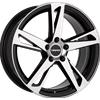 Cerchi in lega Carmani 16 Anton 6.5x16 Black Polish
