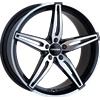 Cerchi in lega Carmani 15 Oskar 6.5x16 Black Polish
