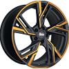 Cerchi in lega Mam RS5 8.0x18 Matt Black Front Copper