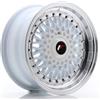 Cerchi in lega Japan Racing JR9 7.0x15 White w/ Machined Lip