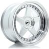 Cerchi in lega Japan Racing JR6 10.5x18 Silver Machined Face