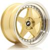 Cerchi in lega Japan Racing JR6 10.5x18 Gold w/ Machined Lip
