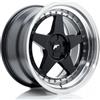 Cerchi in lega Japan Racing JR6 10.5x18 Gloss Black w/ Machined Lip