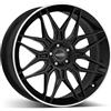 Cerchi in lega Dotz LONGBEACH DARK 9.5x22 Black/Polished Lip
