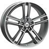 Cerchi in lega Autec Rias 8.5x20 Titanium Silver Matt Polished