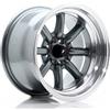 Cerchi in lega Japan Racing JR19 9.0x15 Gun Metal w/ Machined Lip