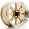 Cerchi in lega Japan Racing JR19 7.0x14 Gold w/ Machined Lip