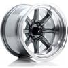 Cerchi in lega Japan Racing JR19 9.0x14 Gun Metal w/ Machined Lip