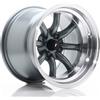 Cerchi in lega Japan Racing JR19 10.5x15 Gun Metal w/ Machined Lip
