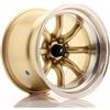 Cerchi in lega Japan Racing JR19 10.5x15 Gold w/ Machined Lip