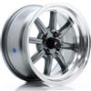 Cerchi in lega Japan Racing JR19 8.0x15 Gun Metal w/ Machined Lip