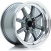 Cerchi in lega Japan Racing JR19 8.0x15 Gun Metal w/ Machined Lip