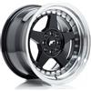 Cerchi in lega Japan Racing JR6 9.0x16 Gloss Black w/ Machined Lip