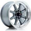 Cerchi in lega Japan Racing JR19 8.0x15 Gun Metal w/ Machined Lip