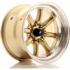 Cerchi in lega Japan Racing JR19 9.0x15 Gold w/ Machined Lip