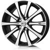 Cerchi in lega Brock B21 7.5x17 Schwarz Matt Voll-Poliert (SMVP)