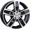 Cerchi in lega Autec Quantro 6.0x15 Black Matt
