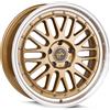 Cerchi in lega Keskin KT22 8.0x18 Gold Lip Polish