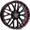 Cerchi in lega Mam RS4 7.5x17 Black Painted Red Inside