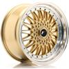Cerchi in lega Japan Racing JR9 9.0x18 Gold w/ Machined Lip