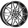 Cerchi in lega Carmani 18 Knut 8.0x19 Black Polish