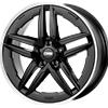 Cerchi in lega Cms C29-AERO 7.5x18 Diamond Rim Black Gloss