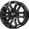 Cerchi in lega Cms C35 7.5x17 Complete Black Gloss