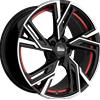 Cerchi in lega Mam RS5 7.0x16 Black Front Polish Red Inside
