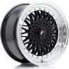 Cerchi in lega Japan Racing JR9 7.5x16 Gloss Black w/ Machined Lip