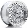 Cerchi in lega Japan Racing JR9 7.5x16 Silver w/ Machined Lip+Silver Rivets