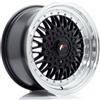 Cerchi in lega Japan Racing JR9 8.0x16 Gloss Black w/ Machined Lip