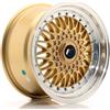 Cerchi in lega Japan Racing JR9 8.0x16 Gold w/ Machined Lip