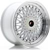 Cerchi in lega Japan Racing JR9 8.0x16 White w/ Machined Lip