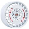 Cerchi in lega OZ RR40 7.5x17 Race White Red Lettering