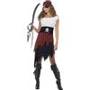 Smiffys Costume da donna pirata, con abito e copricapo Halloween