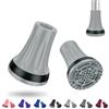 supregear Gommini per Stampelle Antiscivolo (21mm-22mm, x 2 unità), Puntali e Piedini in Gomma Resistente per Tutti Terreni Grip Estremo Tappo per Piedi per Canne, Stampelle e Bastoni, Grigio Chiaro