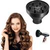 Anluomafuy Diffusore Capelli Ricci Universale, Diffusore Attacco Silicone per Asciugacapelli Diffusore Phon, Portatile Diffusore, Diffusore Capelli Ricci Phon