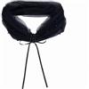 OLYCRAFT 60x1000mm Scialle da Sposa in Tulle Nero con Sciarpa di Perline di Perle Scialle da Sposa in Tulle Perlato da Donna con Nastro di Raso per Abiti da Spose Servizi Fotografici Feste