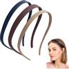 ELNX 3 Cerchietti Zigzag con Clip, Fasce per Capelli per Portatori di Occhiali, Finitura Opaca, Fasce Antiscivolo per Donna per Occhiali, Uso Quotidiano, Sport all'Aperto (Blu, Borgogna, Caffè)