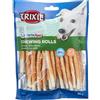 TRIXIE Denta Fun Chicken Chewing Rolls in pelle di bovino con filetti di pollo arrotolati 12 cm. 30 pz./240 gr.