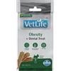 FARMINA Vet Life Dental Treat Obesity Mini 60 g (7 pz) snack dentale per cani di piccola taglia