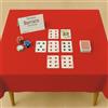 Byour3 - Panno Rosso Da Gioco - Per Tavolo Quadrato O Rettangolare Torneo Burraco Carte Da Poker Copritavolo Proteggi Tavolo Per Giochi Da Tavola Mollettone Per Giochi Natalizi (12 posti 250x145 cm)