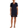 Calida Elegant Dreams - Camicia da Notte da Donna, con Scollo a V, Morbida e fluida, Blu lapistico., 36-38