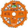 CMT ORANGE TOOLS CMT 230.312.08M SET LAME INCASTRI (DADO 8in) HW D=203 B=30 Z12 FTG+ATB PTFE