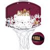 Wilson Canestro da Basket NBA Team Mini, dimensioni Compatte e Struttura Robusta, Facile da Montare e Design dinamico, Colore: Giallo