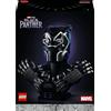 LEGO Marvel Super Heroes 76215 Black Panther, Maschera del Re T'Challa, Gadget per Adulti Wakanda Forever, Supereroi Avengers Infinity Saga [76215]
